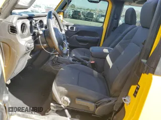 2021 Jeep Wrangler Sport with VIN 1C4GJXAG1MW631732, listed as a Copart auction lot 76422494 with 14,062 mi miles and Salvage Title. Bid and sale history available at DreamBid. Image 7.