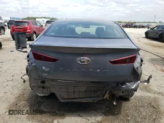 2019 Hyundai Elantra SE with VIN KMHD74LF6KU833555, listed as a Copart auction lot 53786815 with 56,501 mi miles and Salvage Title. Bid and sale history available at DreamBid. Image 6.