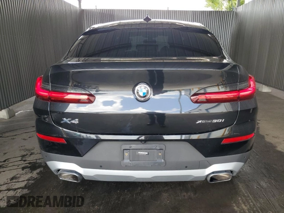 2022 BMW X4 xDrive30i with VIN 5UX33DT03N9L93565, listed as a Copart auction lot 64622273 with 37,232 mi miles. Bid and sale history available at carsss.com. Image 6.