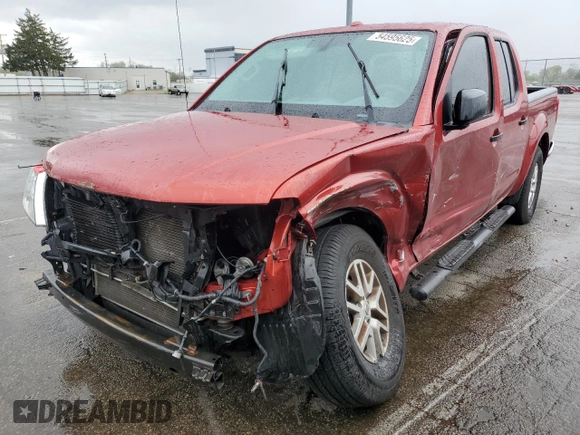 2015 Nissan Frontier SV with VIN 1N6AD0ER3FN717050, listed as a Copart auction lot 54595625 with 123,698 mi miles and Salvage title. Bid and sale history available at DreamBid. Image 1.