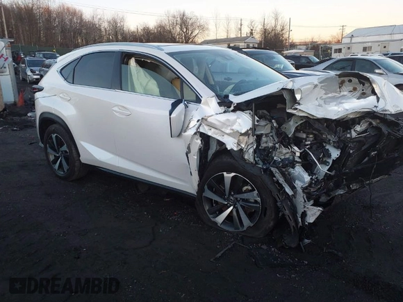 2021 Lexus NX with VIN JTJGARDZ0M5023616, listed as a IAAI auction lot 40956446 with 33,047 mi miles. Bid and sale history available at carsss.com. Image 1.
