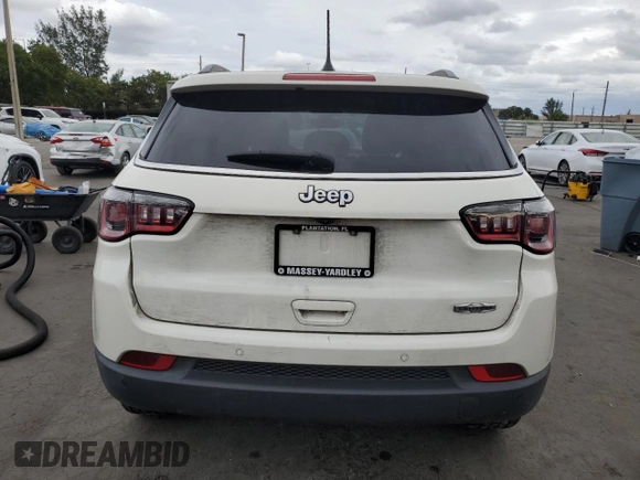 2019 Jeep Compass Latitude with VIN 3C4NJCBB3KT699410, listed as a Copart auction lot 59721025 with 44,506 mi miles and Non repairable. Bid and sale history available at DreamBid. Image 6.