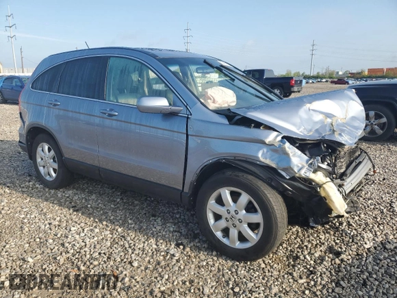 2008 Honda CR-V EX-L with VIN JHLRE48788C018163, listed as a Copart auction lot 55435615 with Not Provided miles and Salvage Title. Bid and sale history available at DreamBid. Image 4.