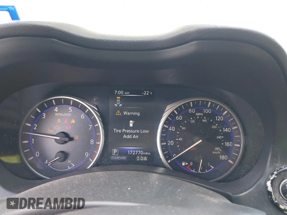 2014 Infiniti Q50 Premium z VIN JN1BV7AP2EM673289, wystawiony jako IAAI lot #42552398 z przebiegiem 172 770 mil mil oraz . Historia ofert i sprzedaży dostępna na DreamBid. Obrazek 7.