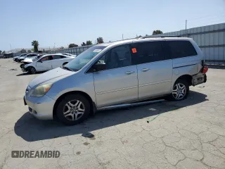 2006 Honda Odyssey EX-L with VIN 5FNRL38646B416393, listed as a Copart auction lot 53996645 with 167,844 mi miles and Salvage Title. Bid and sale history available at carsss.com. Image 1.