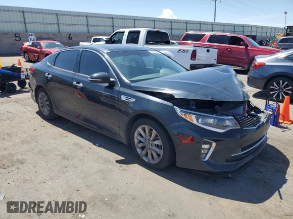 2018 Kia Optima S with VIN 5XXGT4L37JG244926, listed as a Copart auction lot 60372025 with Not provided miles and Salvage title. Bid and sale history available at DreamBid. Image 4.