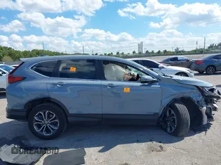 2022 Honda CR-V EX-L with VIN 7FARW1H88NE020614, listed as a IAAI auction lot 41910676 with Not Provided miles and . Bid and sale history available at carsss.com. Image 12.