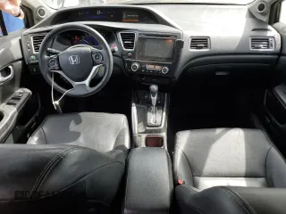 2014 Honda Civic EX-L with VIN 2HGFB2F97EH505110, listed as a Copart auction lot 50043125 with 158,127 mi miles and Salvage Title. Bid and sale history available at DreamBid. Image 8.