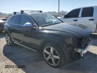 2021 Audi SQ5 Premium Plus with VIN WA1A4AFY2M2043965, listed as a Copart auction lot 45873223 with 24,430 mi miles. Bid and sale history available at carsss.com. Image 4.