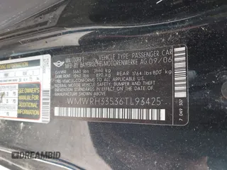 2006 MINI Convertible S с VIN WMWRH33536TL93425, выставлен на аукционе IAAI как лот 41950272 с пробегом Не указан миль и . История ставок и продаж доступна на DreamBid. Изображение 9.