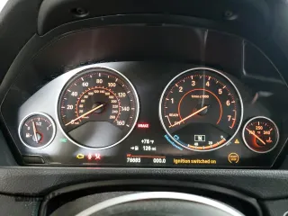2017 BMW 4 Series 440i with VIN WBA4P1C52HK522510, listed as a Copart auction lot 76558174 with 76,685 mi miles and Salvage Title. Bid and sale history available at carsss.com. Image 9.