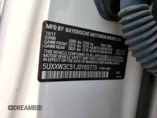 2018 BMW X4 xDrive28i z VIN 5UXXW3C51J0Y65775, wystawiony jako Copart lot #54046785 z przebiegiem 94 287 mil mil oraz Szkoda całkowita • Salvage title. Historia ofert i sprzedaży dostępna na DreamBid. Obrazek 12.