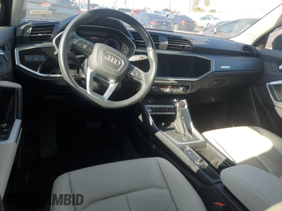 2022 Audi Q3 with VIN WA1BUDF35N1019466, listed as a Copart auction lot 42330805 with 15,907 mi miles and Salvage title. Bid and sale history available at DreamBid. Image 8.