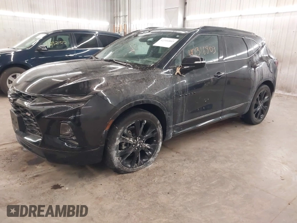 2022 Chevrolet Blazer RS with VIN 3GNKBKRS8NS175932, listed as a IAAI auction lot 42316803 with 46,960 mi miles and . Bid and sale history available at DreamBid. Image 2.