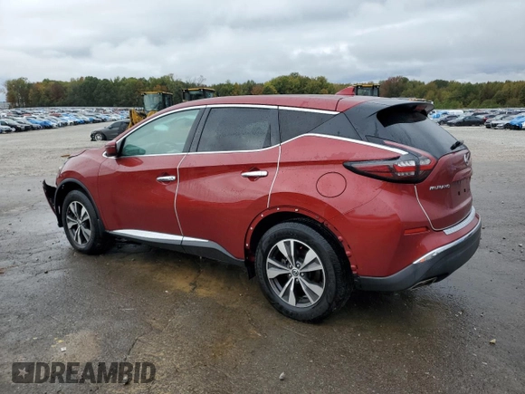 2019 Nissan Murano SL with VIN 5N1AZ2MJ6KN146848, listed as a Copart auction lot 79307124 with 85,325 mi miles and Salvage Title. Bid and sale history available at DreamBid. Image 2.