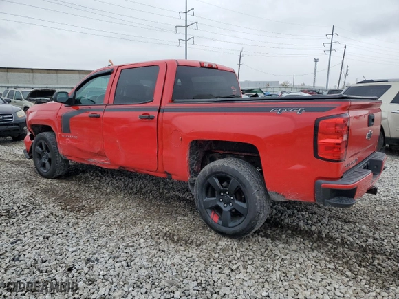 2018 Chevrolet Silverado 1500 Custom with VIN 3GCUKPEC7JG208655, listed as a Copart auction lot 80136394 with 119,941 mi miles and Salvage Title. Bid and sale history available at carsss.com. Image 2.
