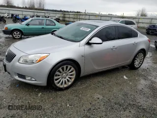 2011 Buick Regal CXL RL4 with VIN W04GS5EC6B1001492, listed as a Copart auction lot 46549355 with 74,044 mi miles and Clean Title. Bid and sale history available at carsss.com. Image 1.