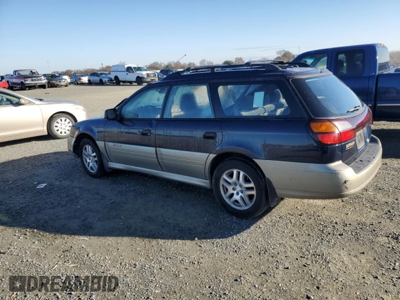 2001 Subaru Legacy Outback with VIN 4S3BH665717674890, listed as a Copart auction lot 41437595 with 267,990 mi miles and Clean title. Bid and sale history available at DreamBid. Image 2.