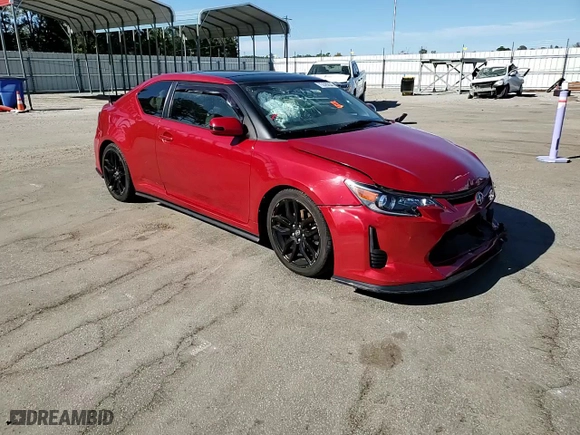 2016 Scion tC with VIN JTKJF5C78GJ025718, listed as a Copart auction lot 75529254 with 0 mi miles and Salvage Title. Bid and sale history available at carsss.com. Image 10.