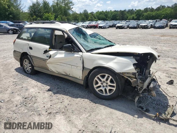 2004 Subaru Legacy Outback with VIN 4S3BH675447631188, listed as a Copart auction lot 54747705 with Not provided miles and Salvage title. Bid and sale history available at DreamBid. Image 4.