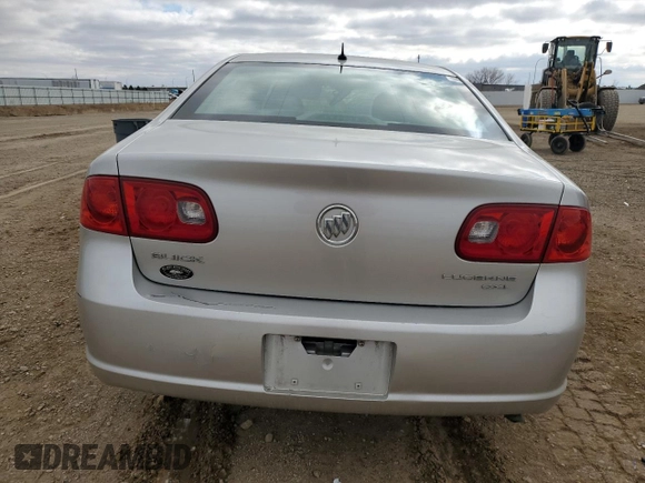 2007 Buick Lucerne CXL with VIN 1G4HD57297U106571, listed as a Copart auction lot 54661625 with 113,553 mi miles and Salvage Title. Bid and sale history available at DreamBid. Image 6.