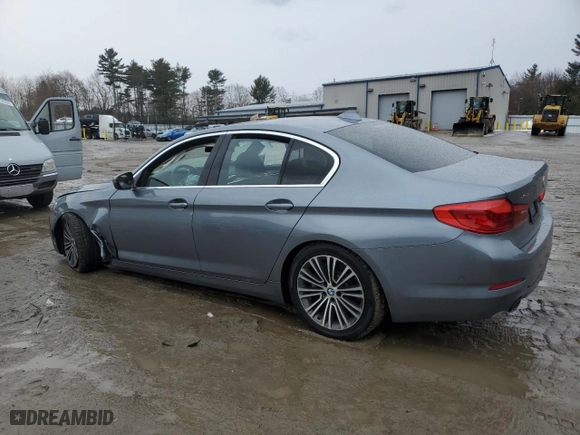 2019 BMW 5 Series 530i xDrive with VIN WBAJA7C59KG910982, listed as a Copart auction lot 47271875 with 0 mi miles and Salvage Title. Bid and sale history available at carsss.com. Image 2.