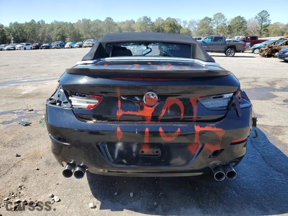 2012 BMW 6 Series 650i with VIN WBALZ3C53CDL70543, listed as a Copart auction lot 47107745 with 95,616 mi miles and Salvage Title. Bid and sale history available at carsss.com. Image 6.