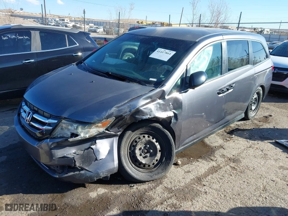 2014 Honda Odyssey LX with VIN 5FNRL5H27EB048315, listed as a IAAI auction lot 41417864 with 110,346 mi miles. Bid and sale history available at carsss.com. Image 17.