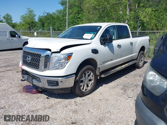 2018 Nissan Titan XD SV with VIN 1N6BA1F46JN526690, listed as a IAAI auction lot 41989215 with 129,626 mi miles. Bid and sale history available at carsss.com. Image 17.