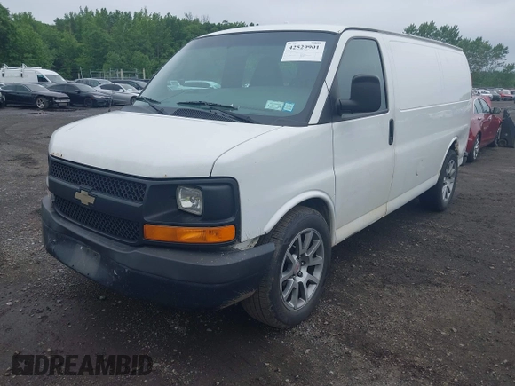2013 Chevrolet Express Cargo with VIN 1GCSGAFX1D1162542, listed as a IAAI auction lot 42529901 with 310,164 mi miles and . Bid and sale history available at DreamBid. Image 6.