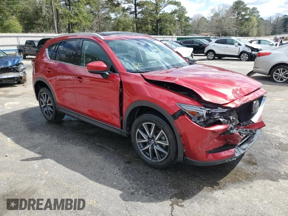 2017 Mazda CX-5 Grand Touring with VIN JM3KFADL5H0190186, listed as a Copart auction lot 48503805 with 95,223 mi miles and Salvage Title. Bid and sale history available at carsss.com. Image 4.
