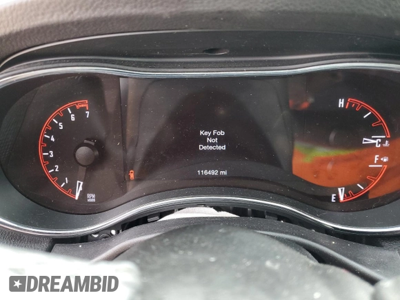 2017 Dodge Durango GT with VIN 1C4RDJDGXHC893815, listed as a Copart auction lot 50380964 with 116,492 mi miles and Salvage title. Bid and sale history available at DreamBid. Image 9.