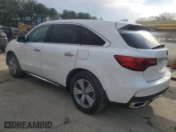 2020 Acura MDX with VIN 5J8YD4H38LL051215, listed as a Copart auction lot 46155855 with 29,984 mi miles and Salvage Title. Bid and sale history available at carsss.com. Image 2.