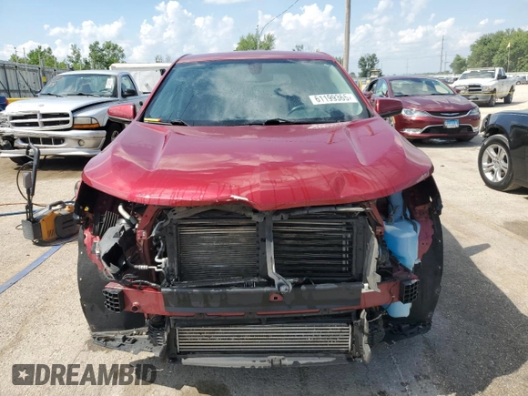 2018 Chevrolet Equinox LT with VIN 3GNAXJEV1JS567068, listed as a Copart auction lot 61199365 with 105,354 mi miles and Salvage title. Bid and sale history available at DreamBid. Image 5.
