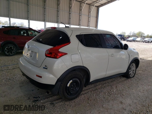 2013 Nissan Juke SV with VIN JN8AF5MR0DT204329, listed as a Copart auction lot 50688015 with 0 mi miles and Salvage Title. Bid and sale history available at carsss.com. Image 3.