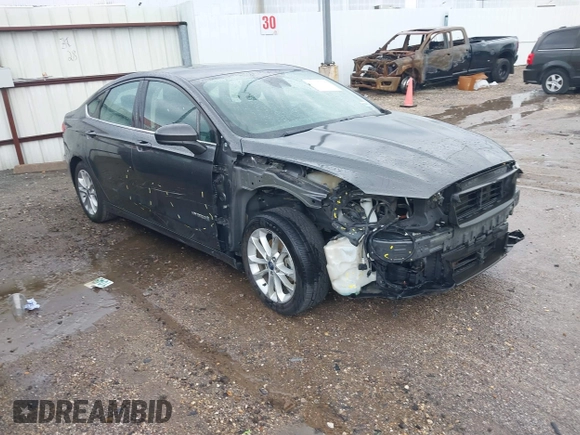 2019 Ford Fusion Hybrid SE with VIN 3FA6P0LU3KR108898, listed as a IAAI auction lot 41882847 with 159,076 mi miles. Bid and sale history available at carsss.com. Image 1.