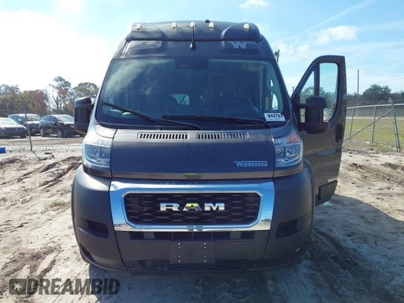2022 Ram ProMaster Cargo with VIN 3C6MRVJGXNE140109, listed as a IAAI auction lot 41455196 with 7,079 mi miles and . Bid and sale history available at DreamBid. Image 12.