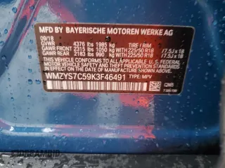 2019 MINI Countryman Cooper z VIN WMZYS7C59K3F46491, wystawiony jako Copart lot #48635555 z przebiegiem 68 235 mil mil oraz Szkoda całkowita • Salvage title. Historia ofert i sprzedaży dostępna na DreamBid. Obrazek 15.