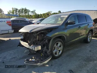 2017 Toyota Highlander Limited with VIN 5TDYZRFH5HS222293, listed as a Copart auction lot 57313225 with 77,176 mi miles and Salvage title. Bid and sale history available at DreamBid. Image 1.