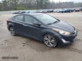 2014 Hyundai Elantra Limited with VIN 5NPDH4AE2EH482069, listed as a Copart auction lot 45669655 with 139,673 mi miles and Salvage Title. Bid and sale history available at carsss.com. Image 4.