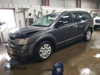 2014 Dodge Journey American Value Pkg with VIN 3C4PDCABXET183518, listed as a Copart auction lot 46734295 with 86,053 mi miles and Salvage Title. Bid and sale history available at carsss.com. Image 1.