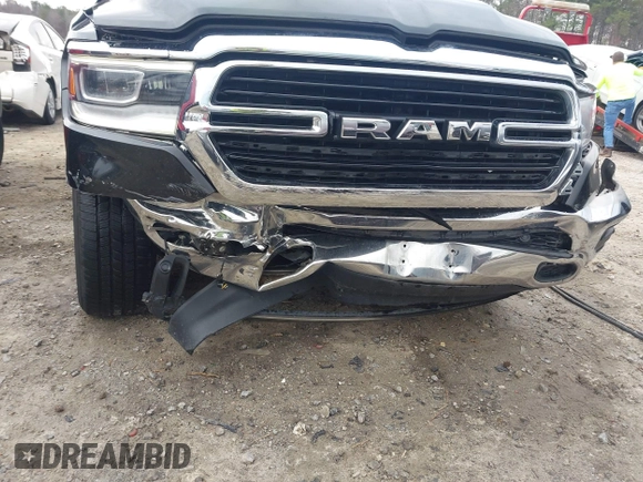 2019 Ram 1500 Big Horn/Lone Star with VIN 1C6SRFFT6KN569919, listed as a IAAI auction lot 41760605 with 181,105 mi miles. Bid and sale history available at carsss.com. Image 6.