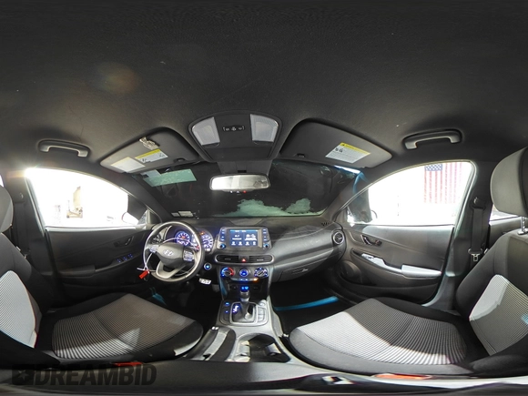 2021 Hyundai Kona Night Edition with VIN KM8K6CA57MU734681, listed as a Copart auction lot 45294135 with 92,794 mi miles and Salvage Title. Bid and sale history available at DreamBid. Image 15.