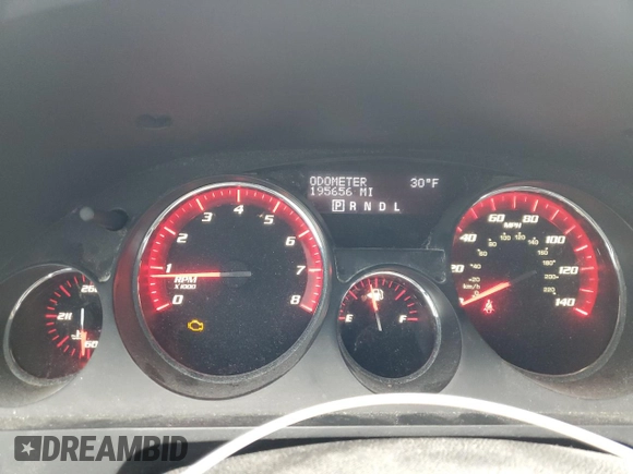 2010 GMC Acadia SLE with VIN 1GKLRLED1AJ152742, listed as a Copart auction lot 89223145 with 195,656 mi miles and Salvage Title. Bid and sale history available at DreamBid. Image 9.