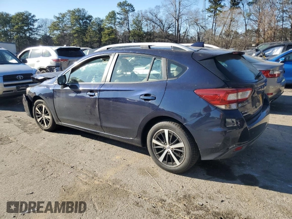 2019 Subaru Impreza Premium with VIN 4S3GTAD63K3742050, listed as a Copart auction lot 47141815 with Not Provided miles and Salvage Title. Bid and sale history available at DreamBid. Image 2.