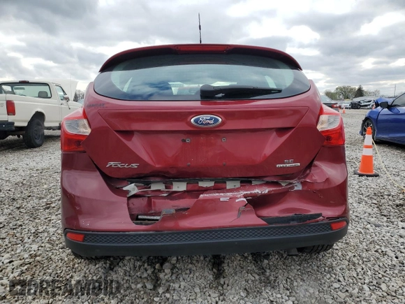 2014 Ford Focus SE with VIN 1FADP3K20EL333856, listed as a Copart auction lot 51515155 with 124,947 mi miles and Salvage Title. Bid and sale history available at carsss.com. Image 6.