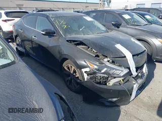 2017 Nissan Maxima SV with VIN 1N4AA6AP0HC438548, listed as a IAAI auction lot 42367504 with 87,197 mi miles and . Bid and sale history available at DreamBid. Image 1.