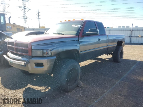2001 Dodge Ram 2500 with VIN 3B7KF23681G169361, listed as a Copart auction lot 77380354 with 265,092 mi miles and Clean Title. Bid and sale history available at carsss.com. Image 1.