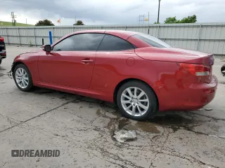 2011 Lexus IS 350 C with VIN JTHFE2C25B2505784, listed as a Copart auction lot 57262215 with 100,669 mi miles and Salvage title. Bid and sale history available at DreamBid. Image 2.