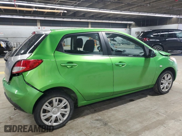 2012 Mazda 2 Sport with VIN JM1DE1KY9C0151578, listed as a Copart auction lot 52625055 with 123,812 mi miles and Salvage Title. Bid and sale history available at DreamBid. Image 3.